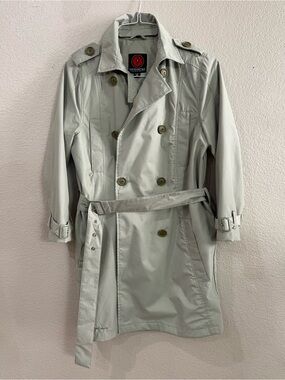 Scottevest trench coat light sage green women’s medium
